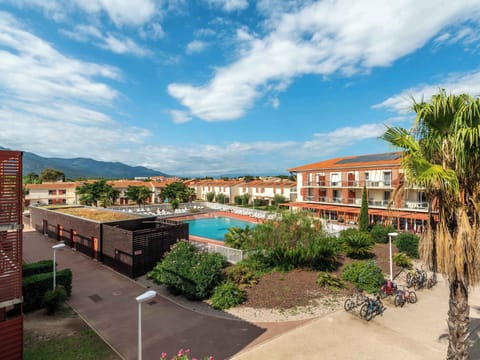 Lush gardens surrounding a serene retreat.