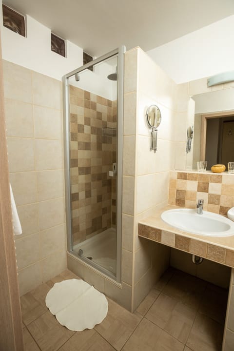 Double or Twin Room | Bathroom | Shower, free toiletries, hair dryer, bathrobes