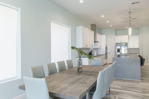 Dining area with ample seating for 10.