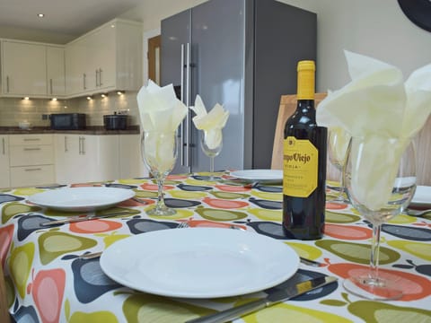 Impressive dining area | Y Hendy Llaeth, Red Roses, near Whitland