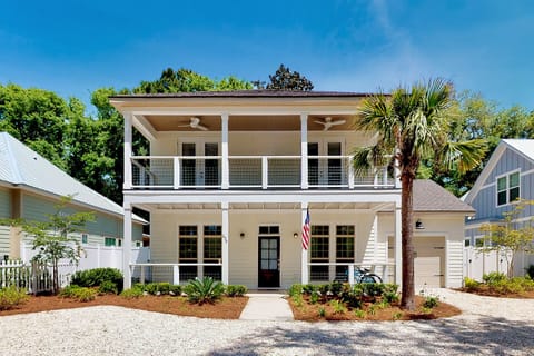 Rocking Chair Front Porch, New Construction Coastal Cottage as Seen on HGTV!