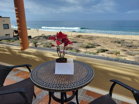 Upstairs balcony