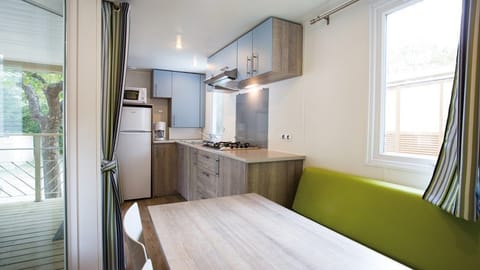 Sit back and relax in the cozy living area after a great day.