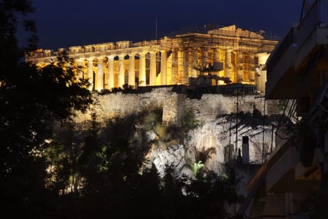 Acropolis view from the living room