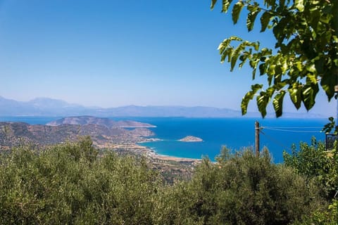 View towards Mirabello bay from the terrace