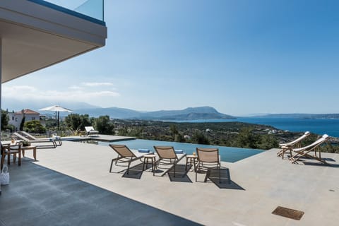 superb sea views from the infinity pool