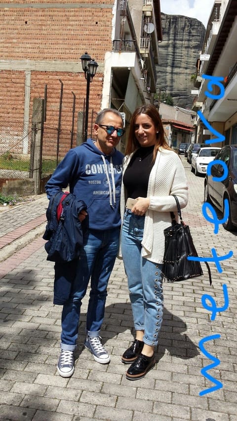 In Meteora vintage old traditional house House in Kalabaka