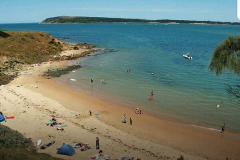Beach nearby, white sand