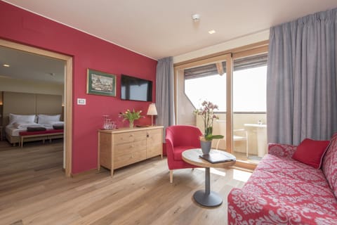 Luxury Suite | Living room | Flat-screen TV