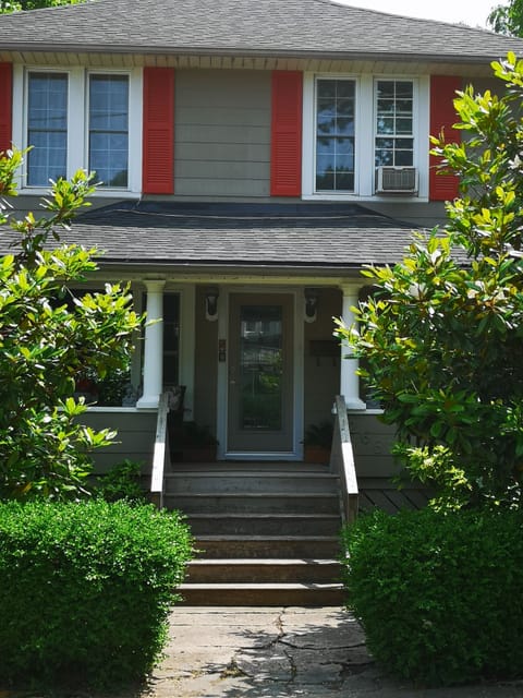 View of front entrance to suite.