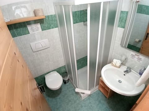 Economy Double Room, Mountain View | Bathroom | Shower, towels