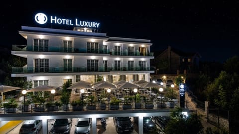 Front of property - evening/night