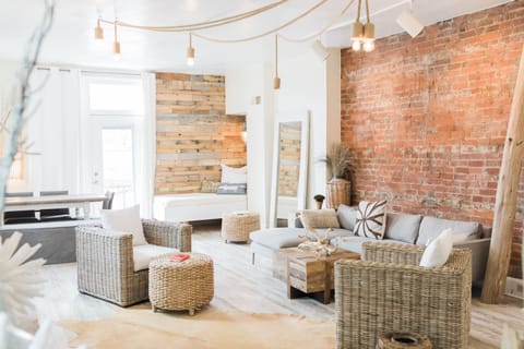Upstairs living area
