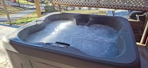 Relax in the hot tub!