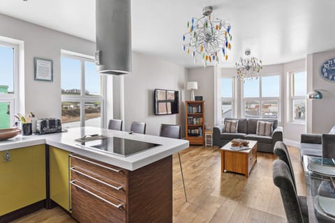 Open plan kitchen & living space - The Penthouse, 16 At The Beach