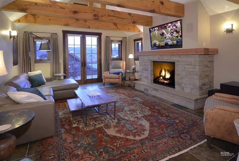Cozy Up to The Gas Fireplace