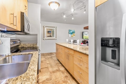 Well appointed kitchen.