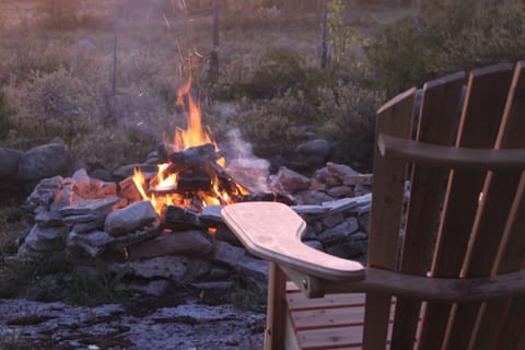 outdoor campfire