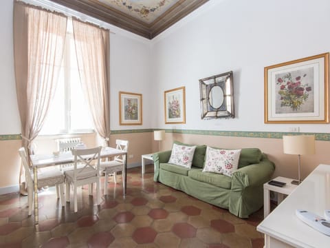 Apartment, 2 Bedrooms, Terrace | Living area | TV