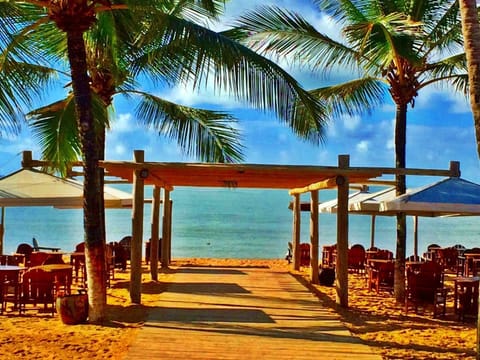 On the beach, white sand, 20 beach bars