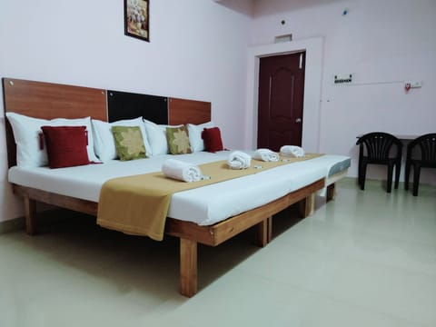 Family Triple Room, 3 Bedrooms | Hypo-allergenic bedding, in-room safe, desk, laptop workspace