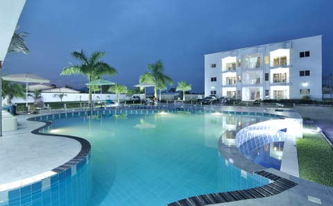 Front of property - evening/night