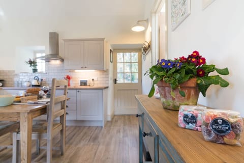 Ground floor: Side door from the kitchen leading to the garden