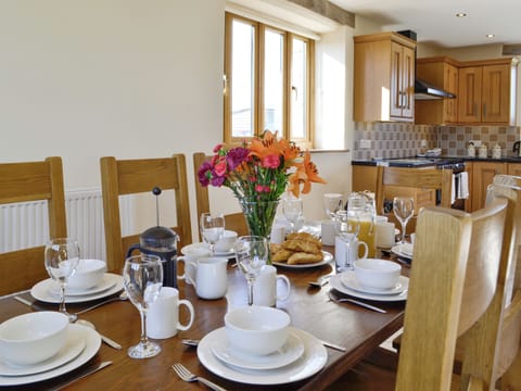 Stylish kitchen/diner | Acre Luxury LodgesUpper Close, Prestrigne