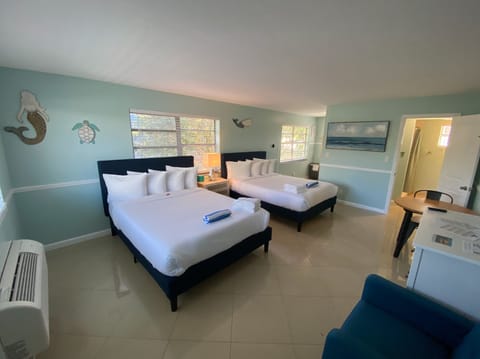 Individually decorated, individually furnished, laptop workspace