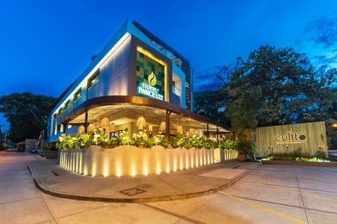 Front of property - evening/night