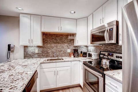 Condo (Breck_Village_4) | Private kitchen | Fridge