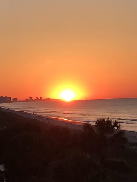 Sunrise view from the balcony
