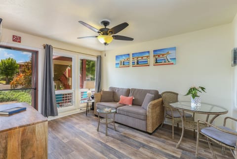 Living Area with Cable TV