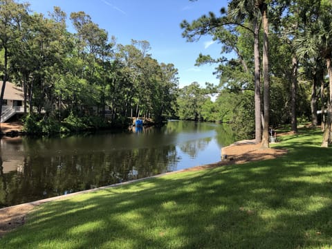 View of the lagoon from the back deck