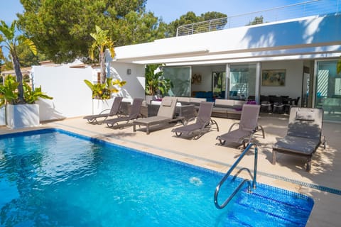 Terrace and pool