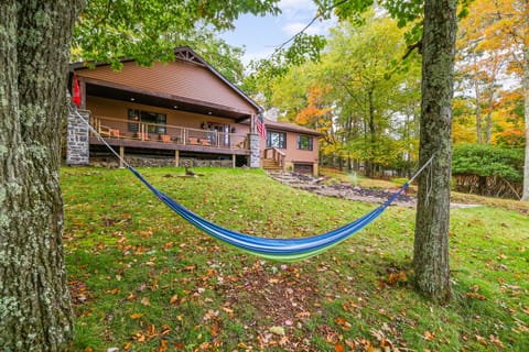 Huge front porch is perfect no matter what the weather