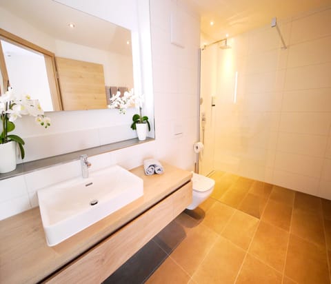 Free toiletries, hair dryer, bathrobes, slippers