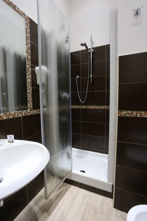 Free toiletries, hair dryer, bathrobes, bidet