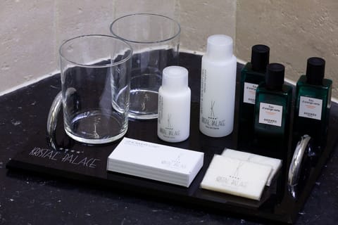 Shower, free toiletries, hair dryer, bathrobes