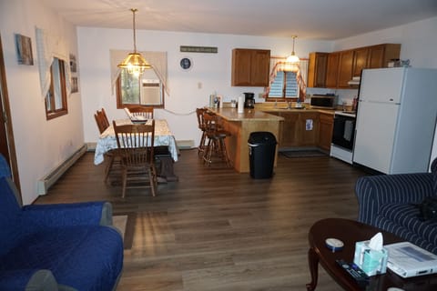 Open floor living room / dinning room / kitchen