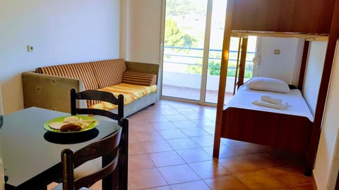 Bed in 14-Beds Shared Mixed Dormitory, Balcony, Sea View | Desk, laptop workspace, iron/ironing board, free WiFi
