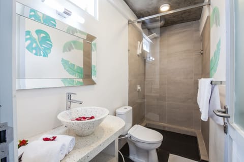 Loft | Bathroom | Hair dryer, slippers, bidet