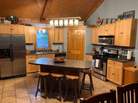 Kitchen with large island