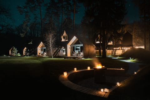 Front of property - evening/night
