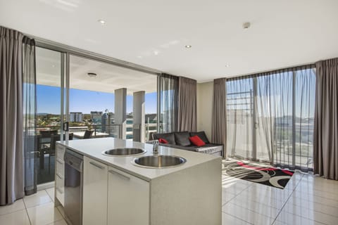 Fridge, shared microwave, electric kettle