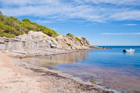Beach nearby, sun loungers, beach umbrellas, beach bar