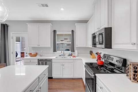 Kitchen fully stocked