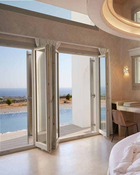 Honeymoon Villa with Sea View and Private Pool | 1 bedroom, Egyptian cotton sheets, premium bedding, down comforters