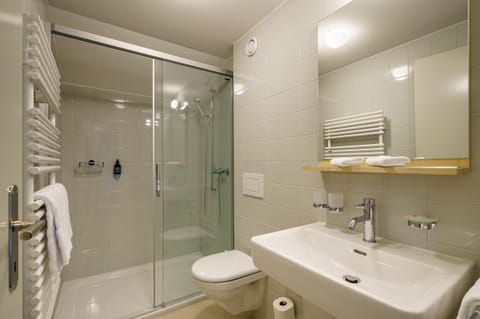 Classic Double or Twin Room (forest view) | Bathroom | Free toiletries, hair dryer, towels