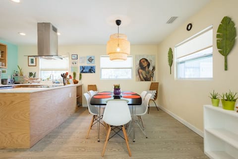 Open floor design allows for communal and spacious feel. 